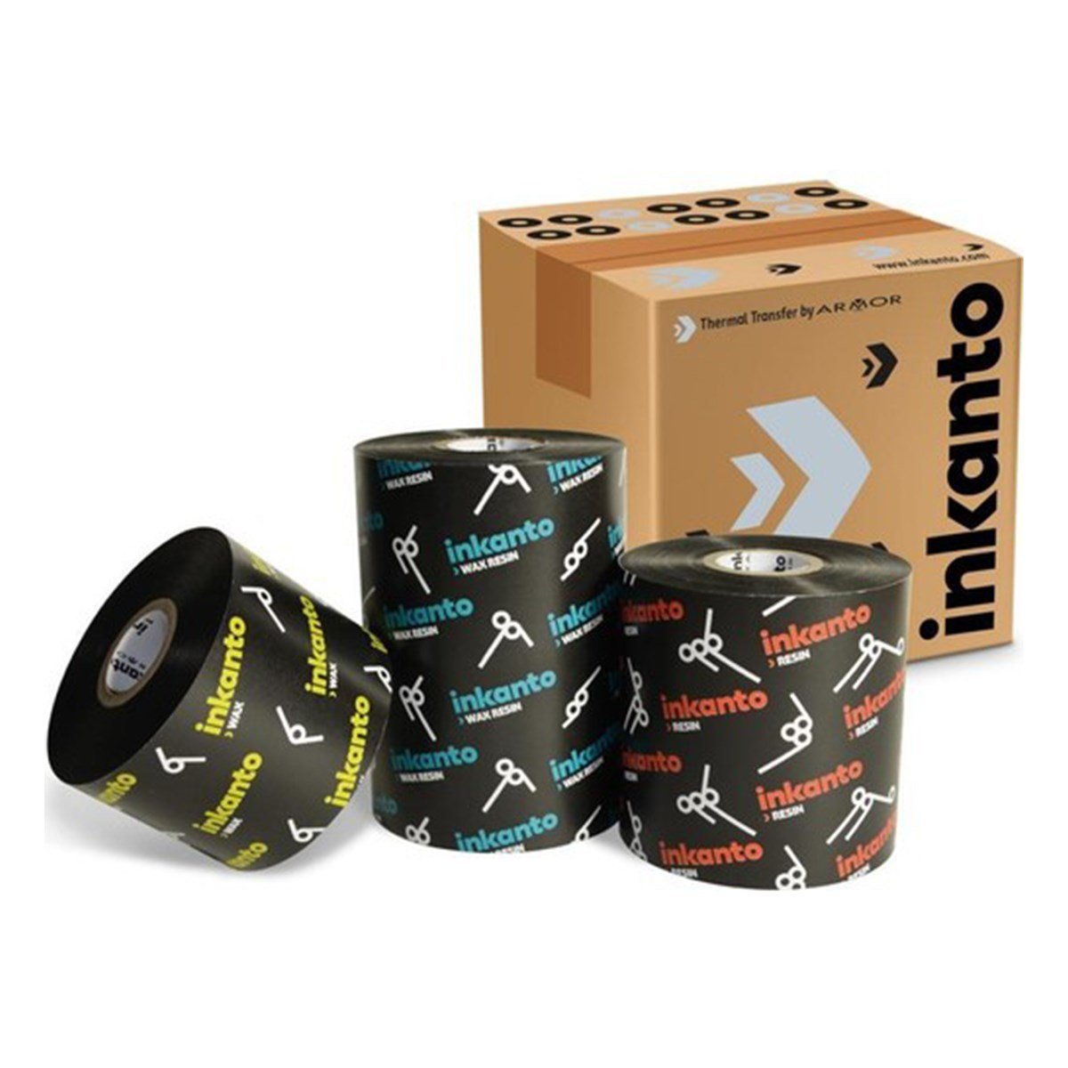 Awr1 Wax Ribon Siyah 40mm x 300mt (OUT) - Görsel 2