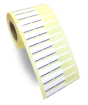 72 x 10 mm Mavi Çizgili Kuyumcu Etiketi (1.250)