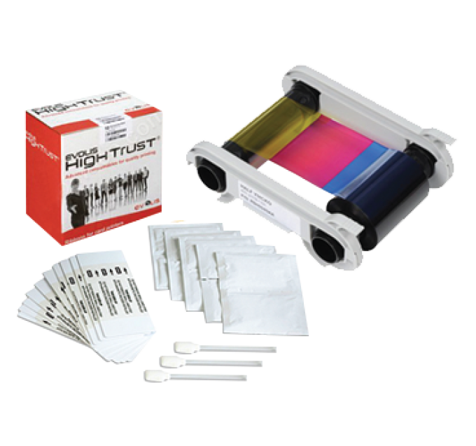 Evolis 1/2 YMCKO Ribon - 400 Baskı - Görsel 2