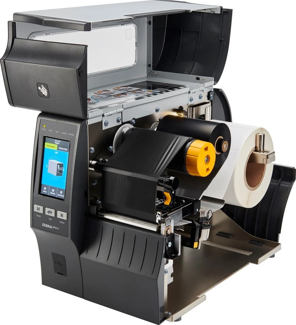 Zebra ZT411 (300DPI) Endüstriyel Barkod / Etiket Yazıcı - Görsel 2